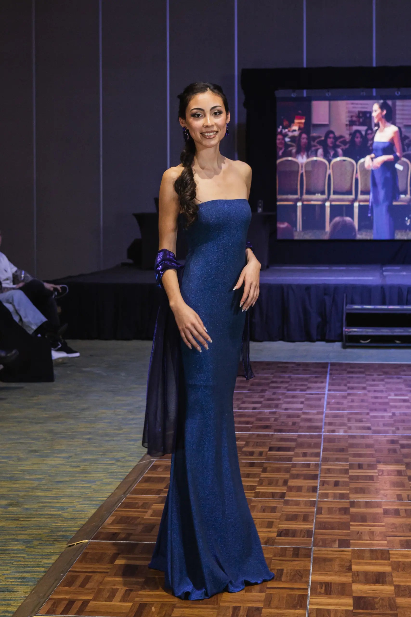 Vestido Destello Azul