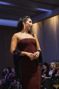 Vestido Destello Cobrizo