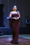 Vestido Destello Cobrizo