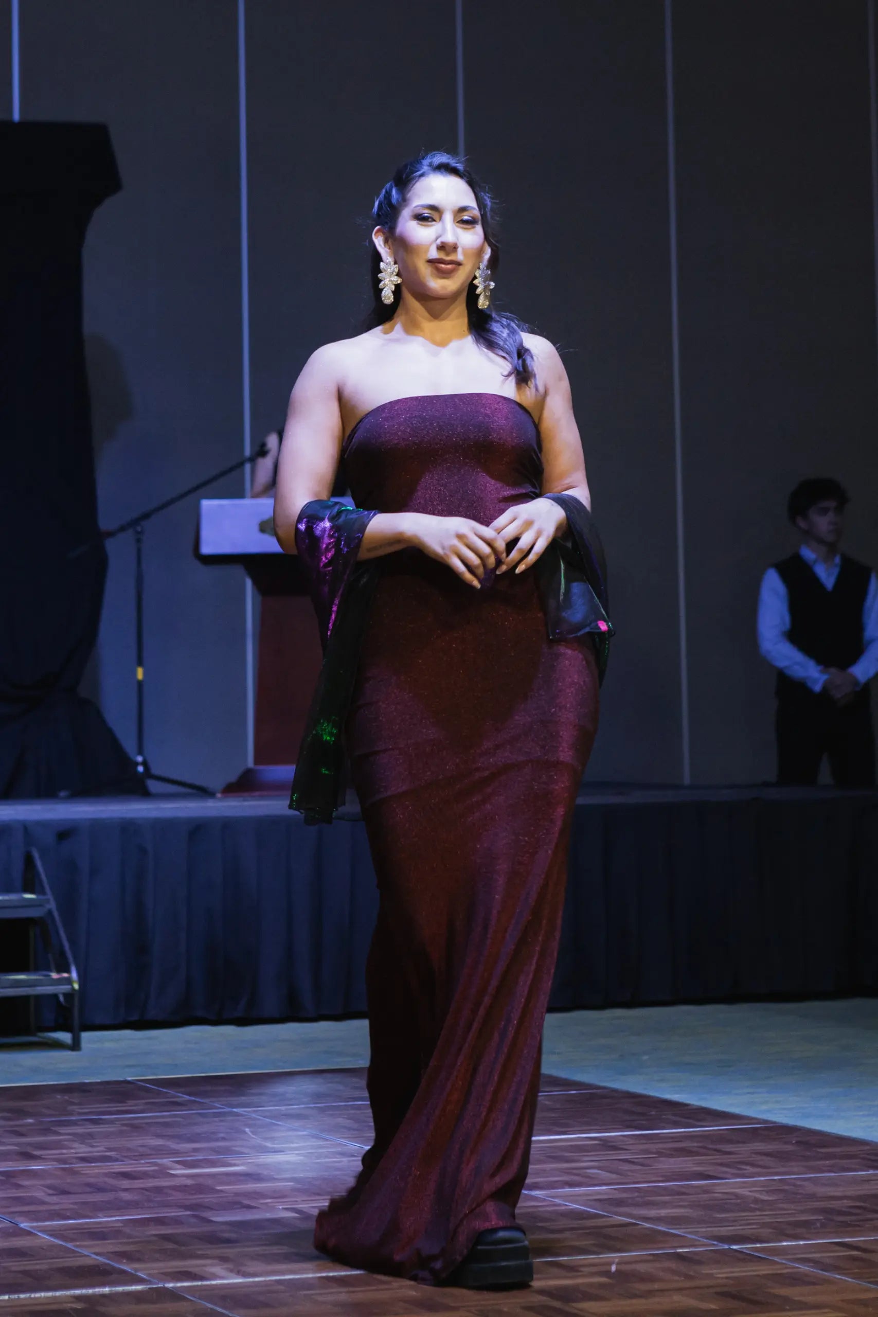 Vestido Destello Cobrizo
