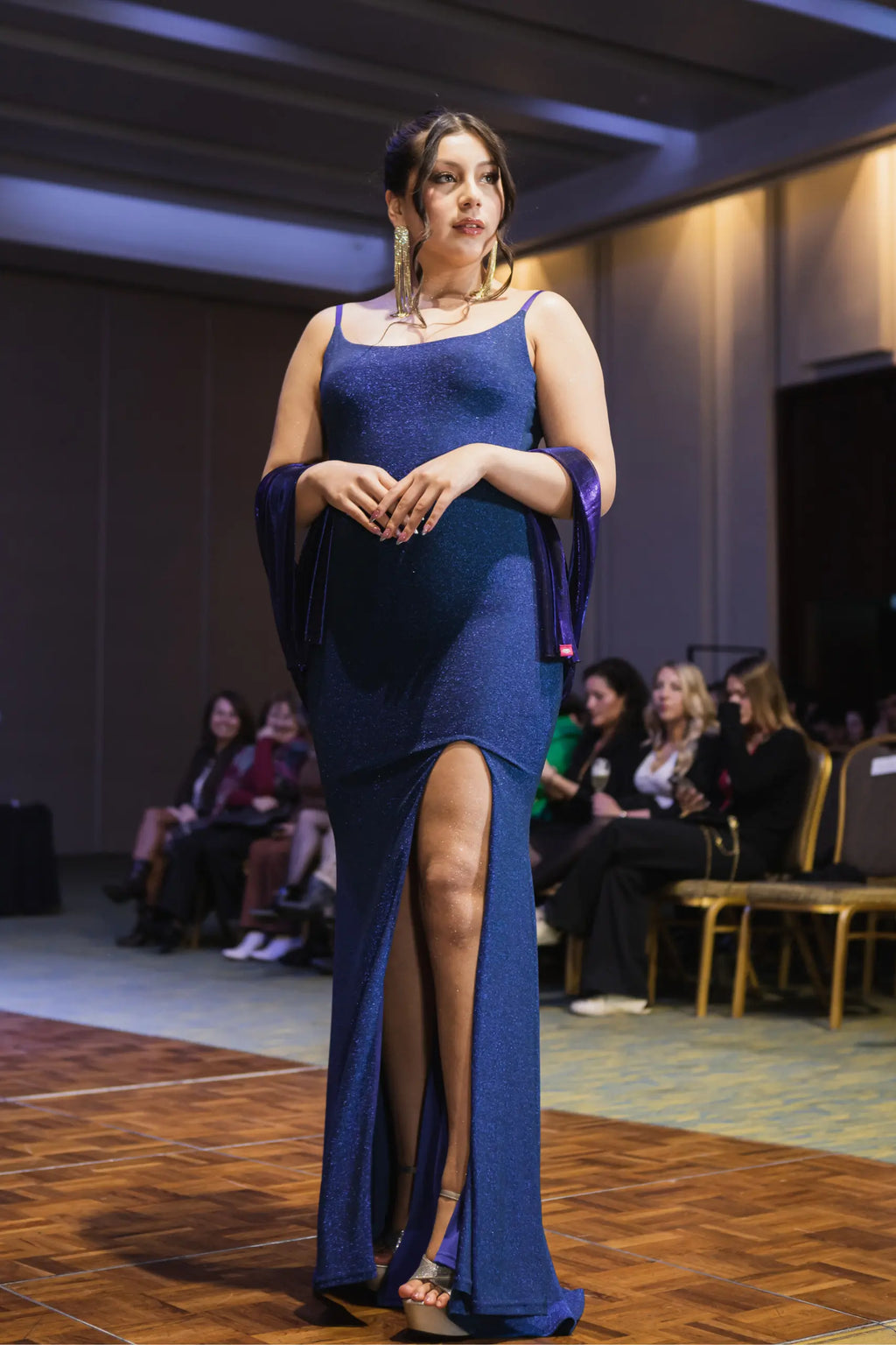 Vestido Sirena Azul
