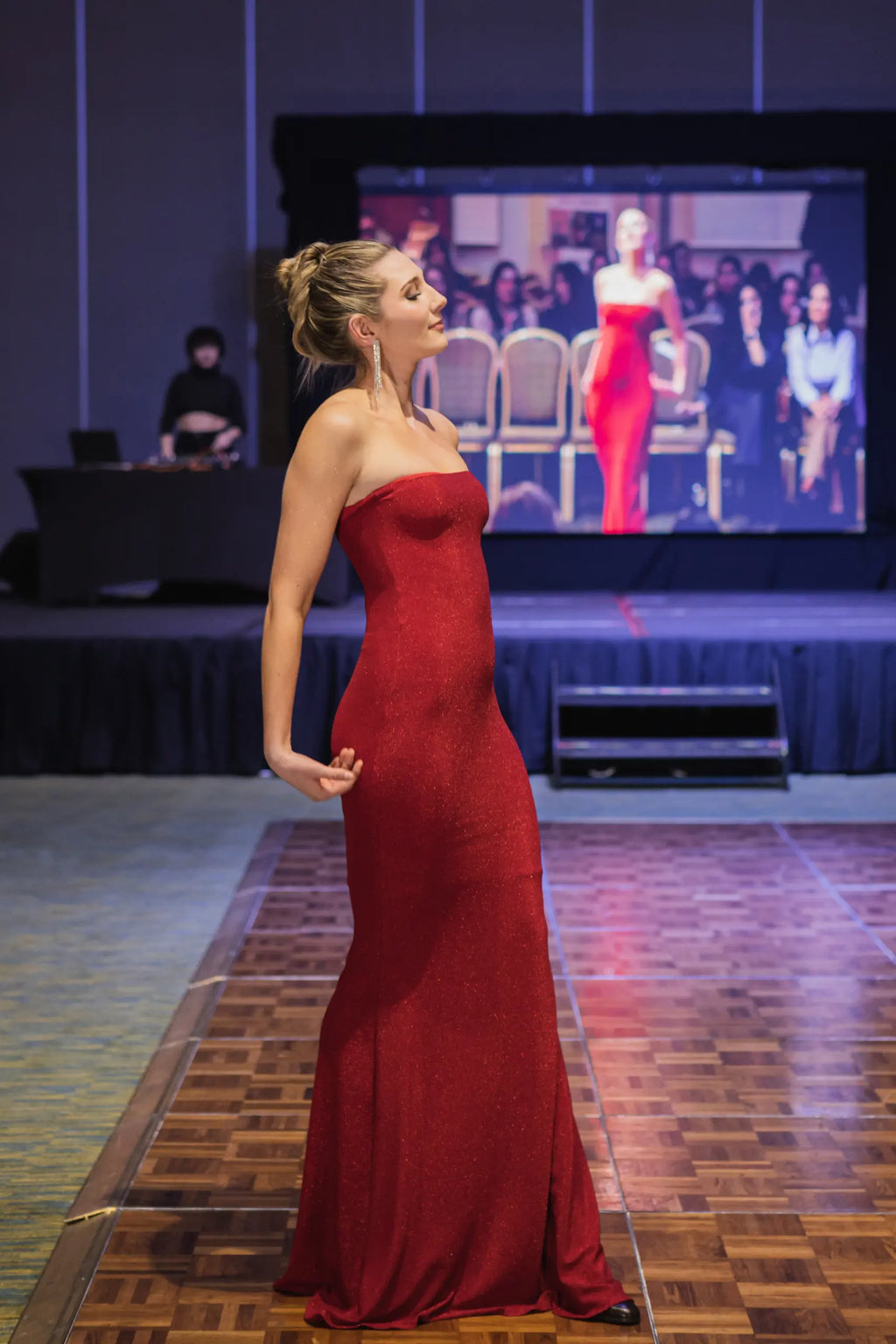 Vestido Destello Rojo