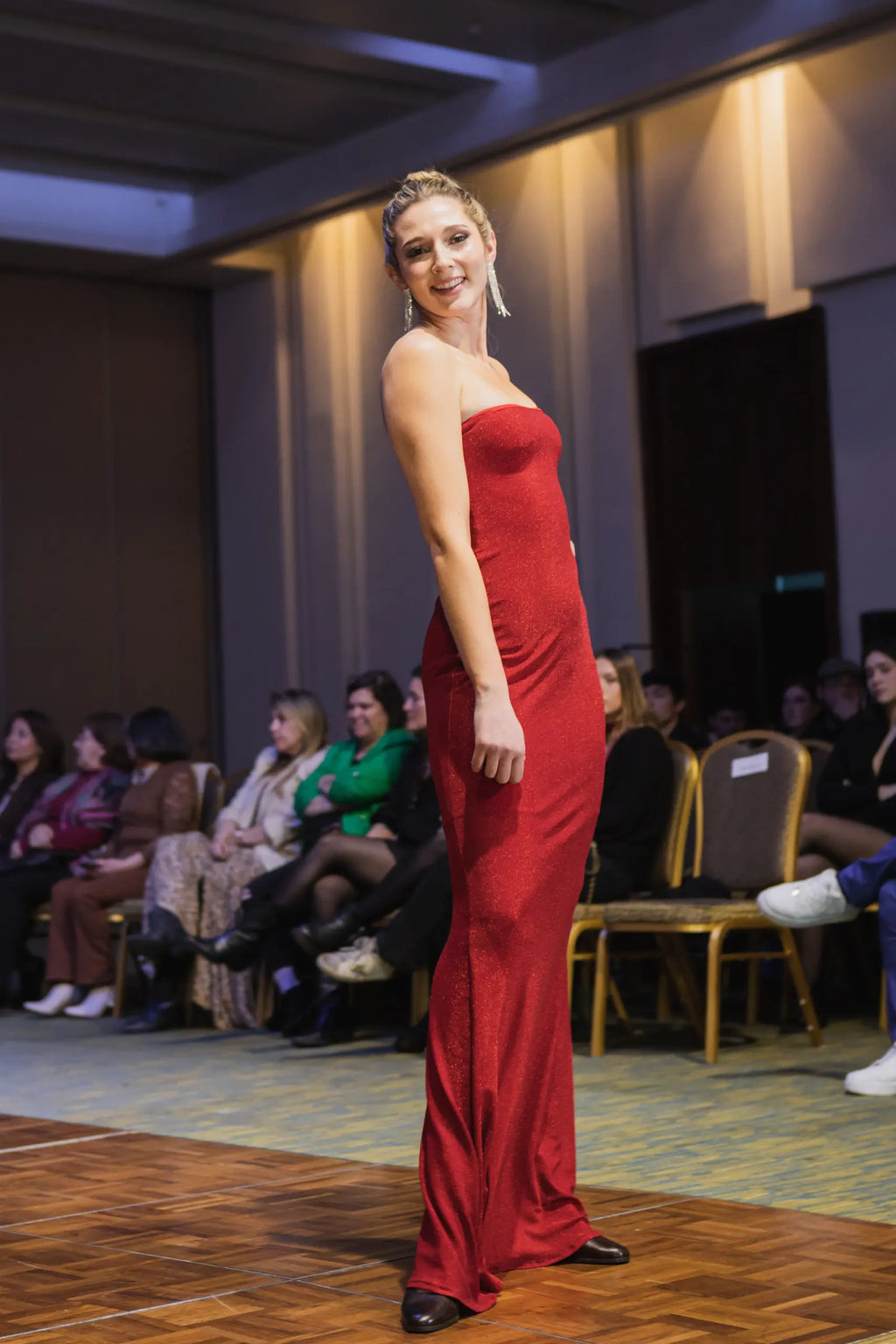 Vestido Destello Rojo