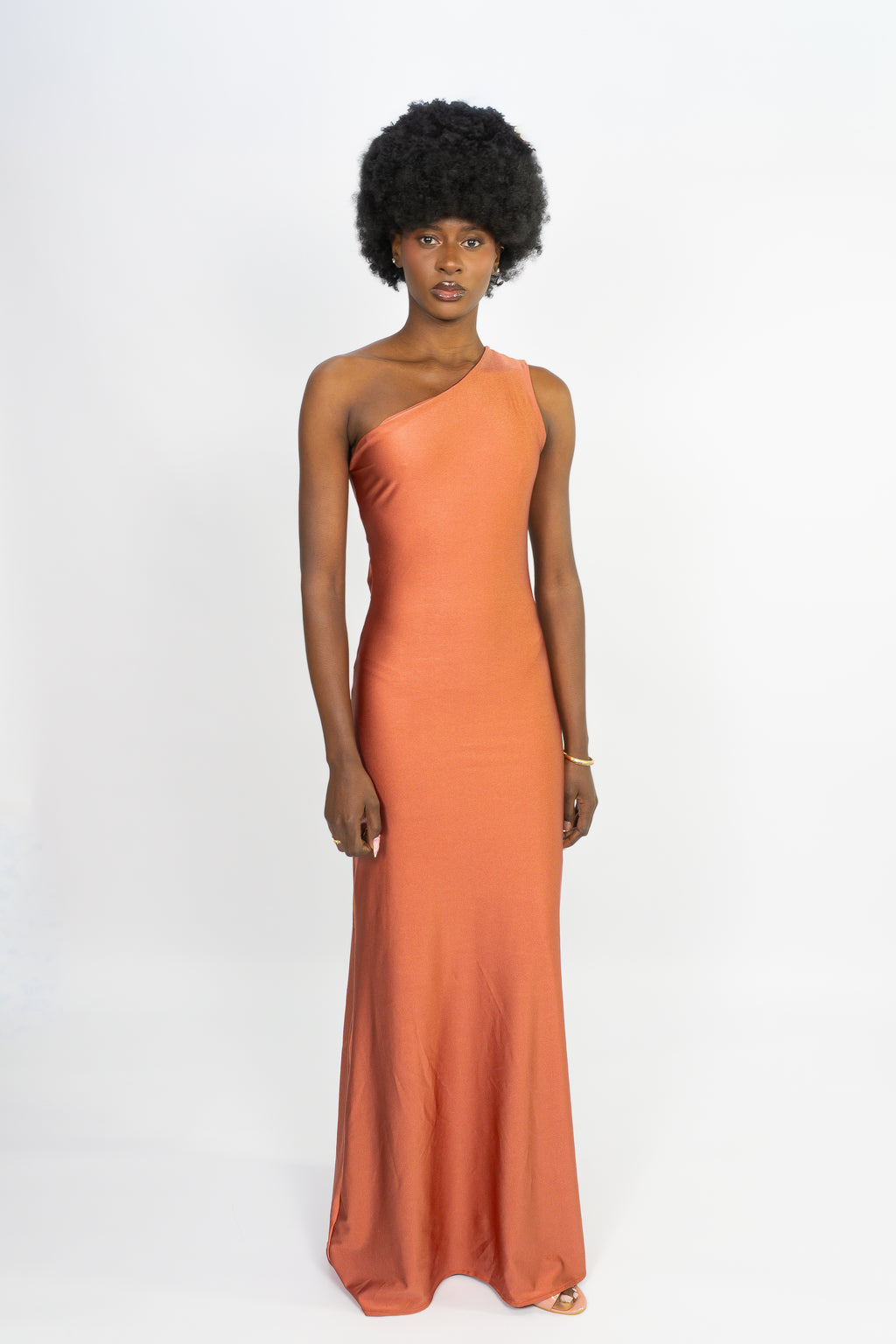 Vestido Esencia Imperial Cobrizo