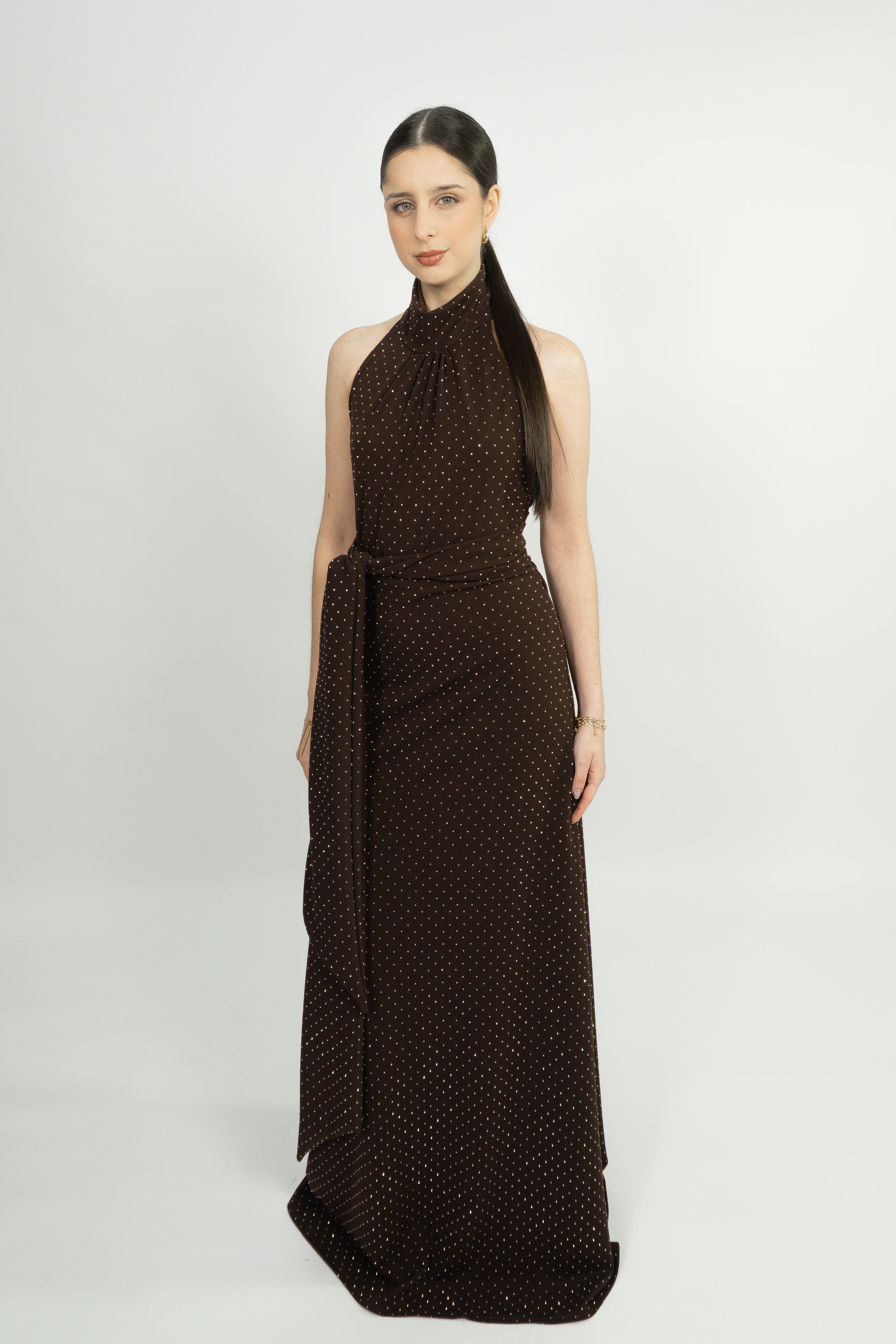 Vestido Éter Café