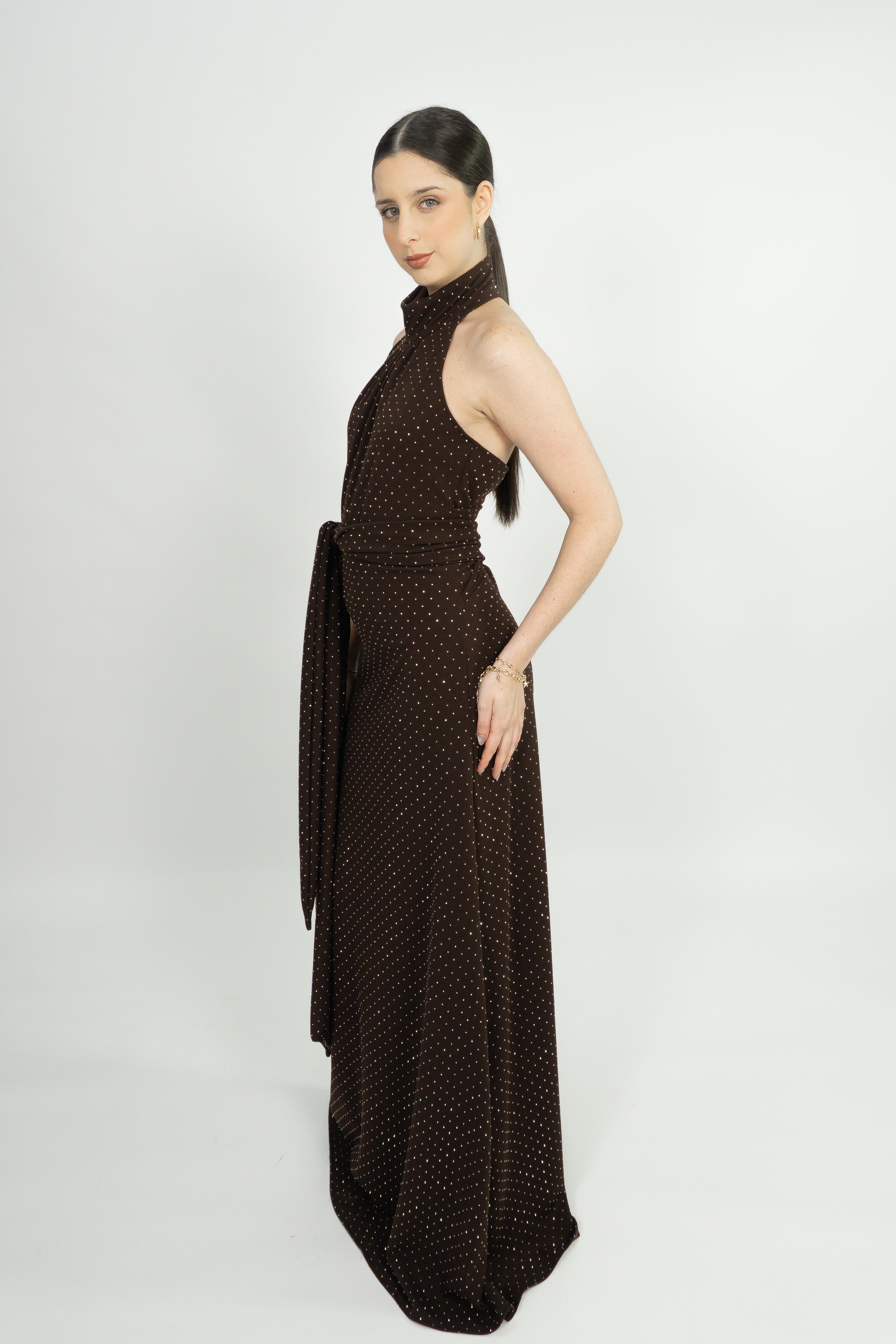 Vestido Éter Café