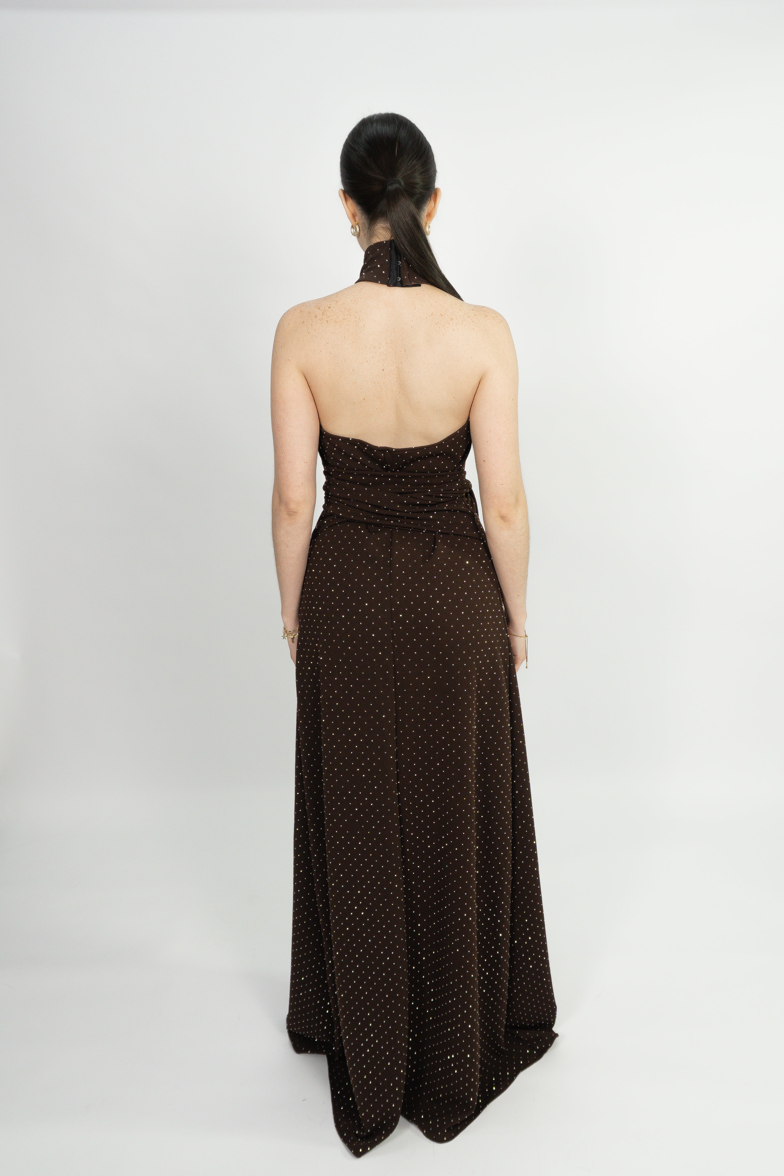 Vestido Éter Café