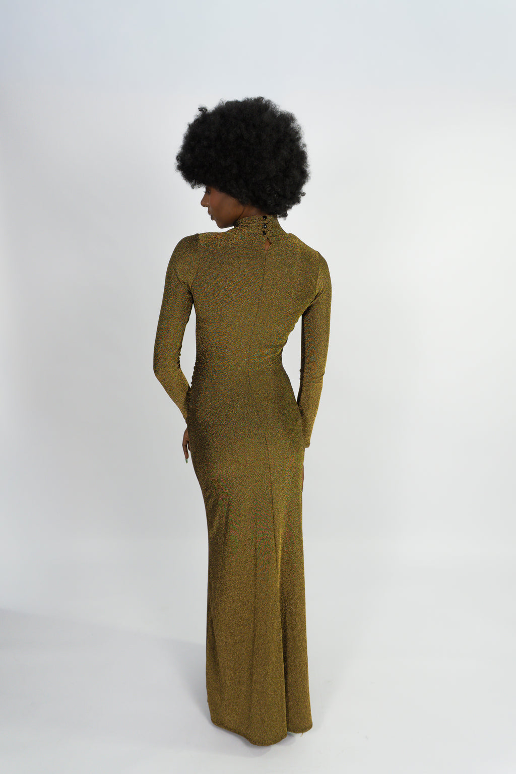 Vestido Aria Dorado