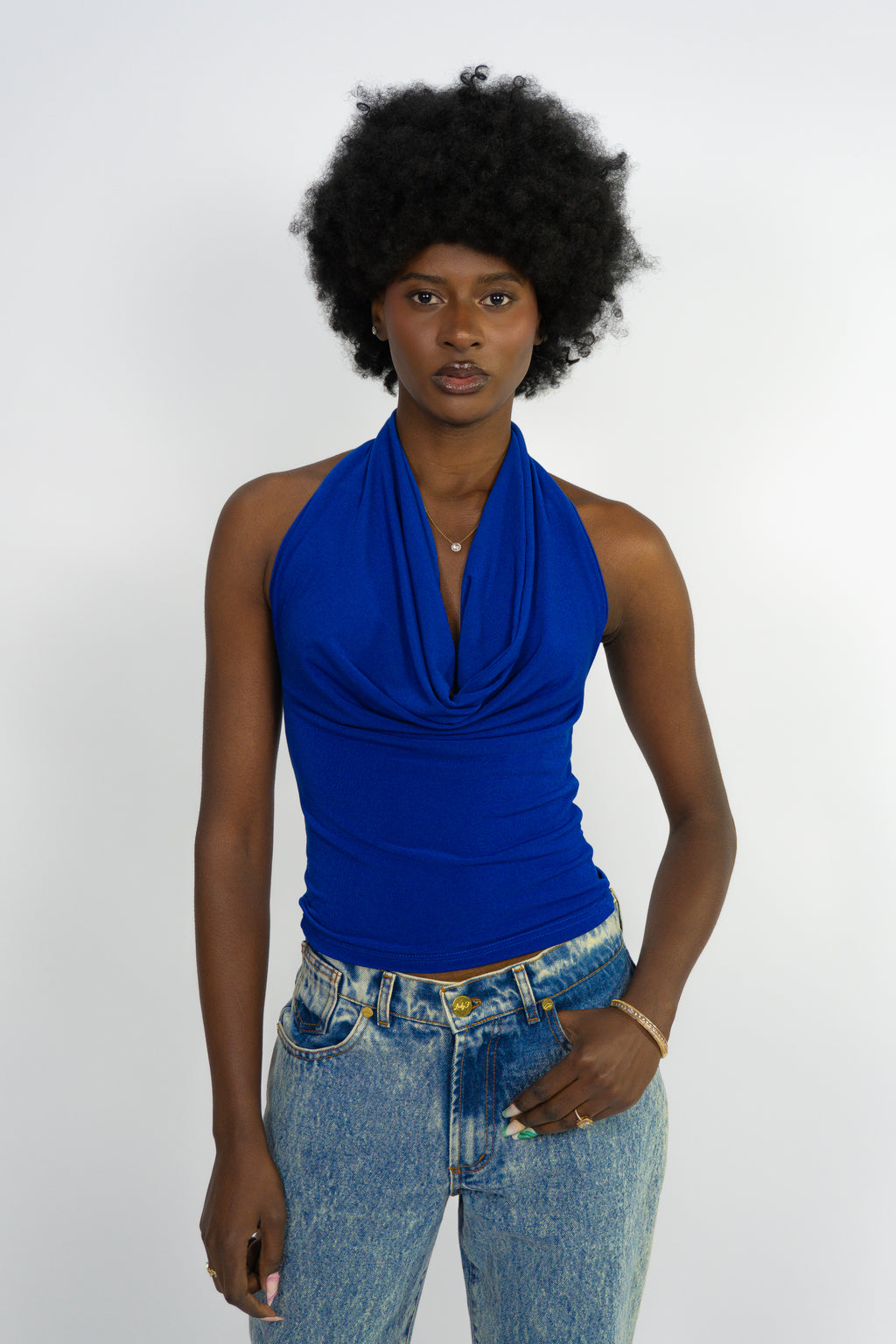 Top Gota Azul