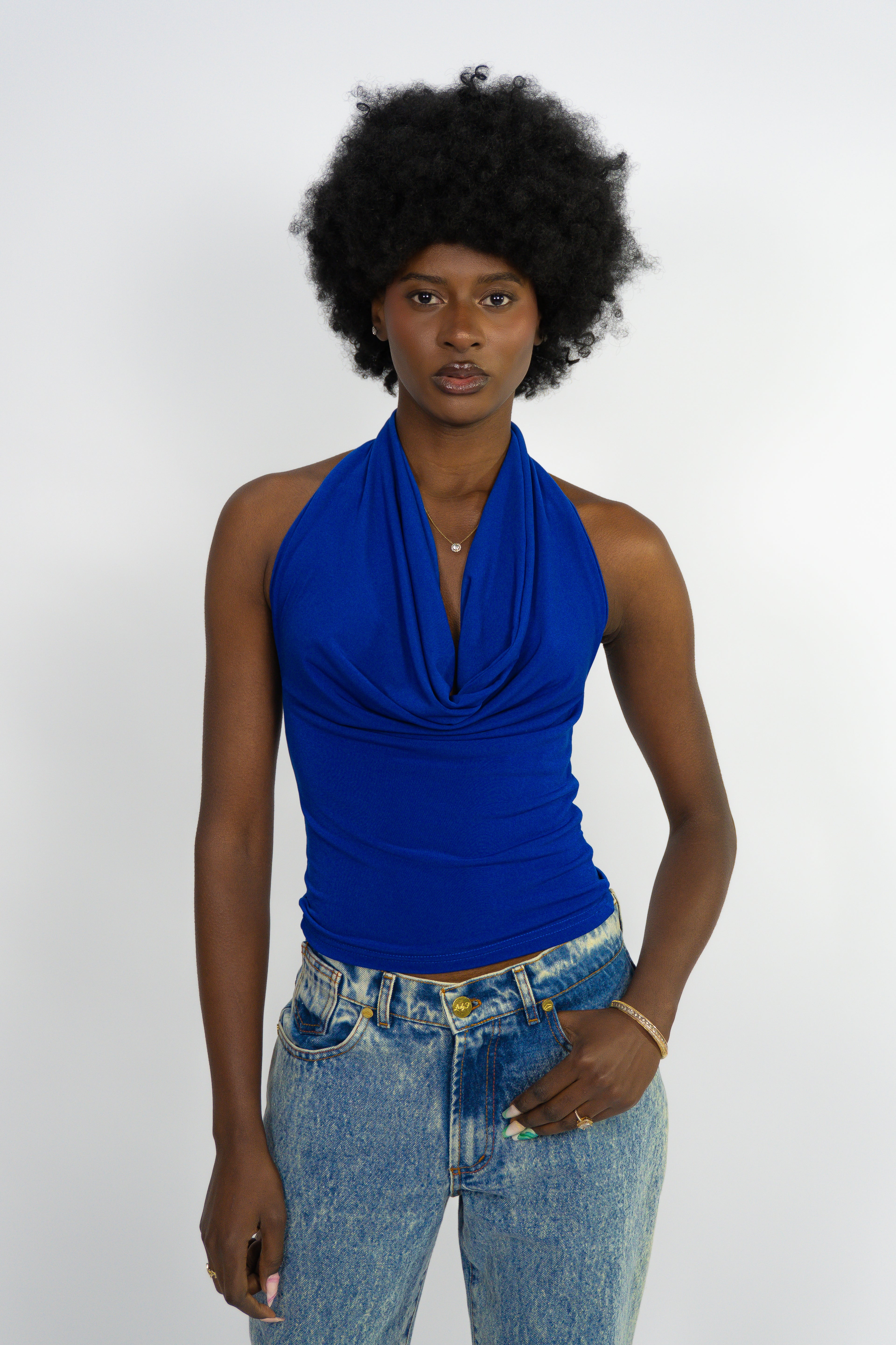 Top Gota Azul