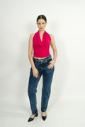 Top Gota Fucsia