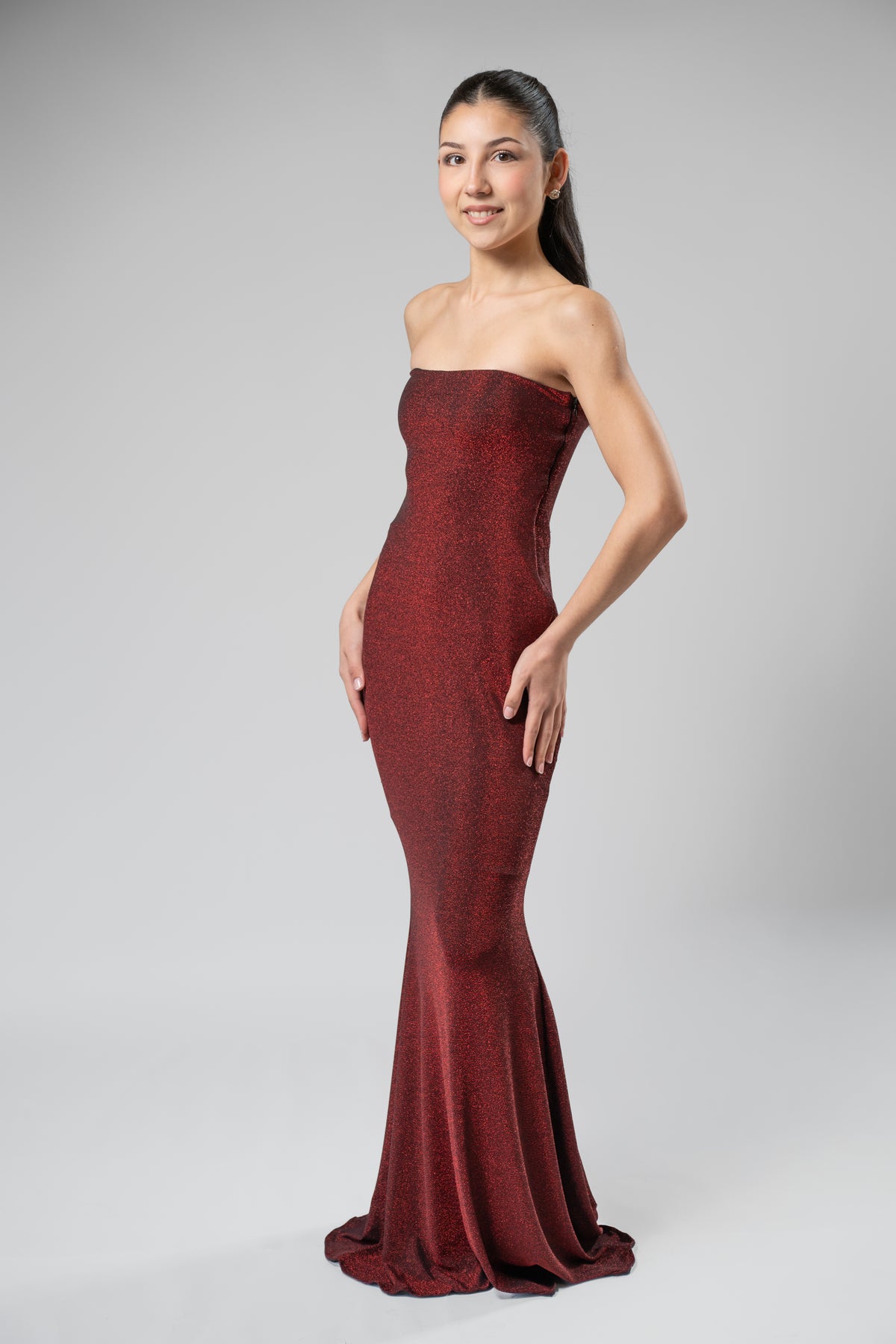 Vestido Destello Cobrizo