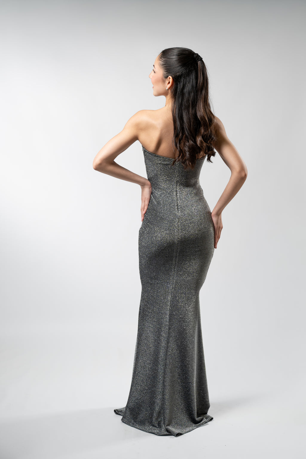 Vestido Destello Gris