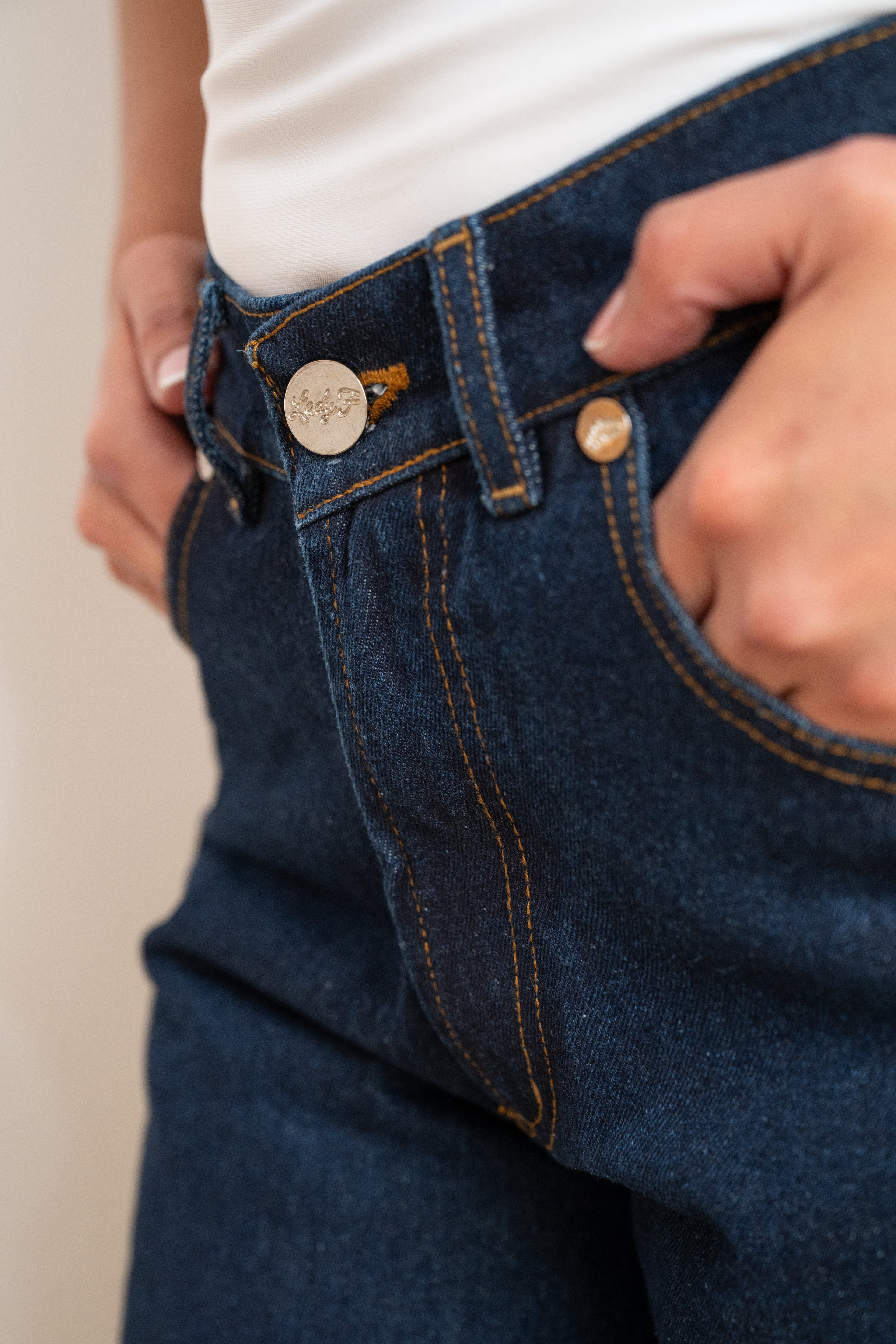 Jeans LadyF azul Petróleo