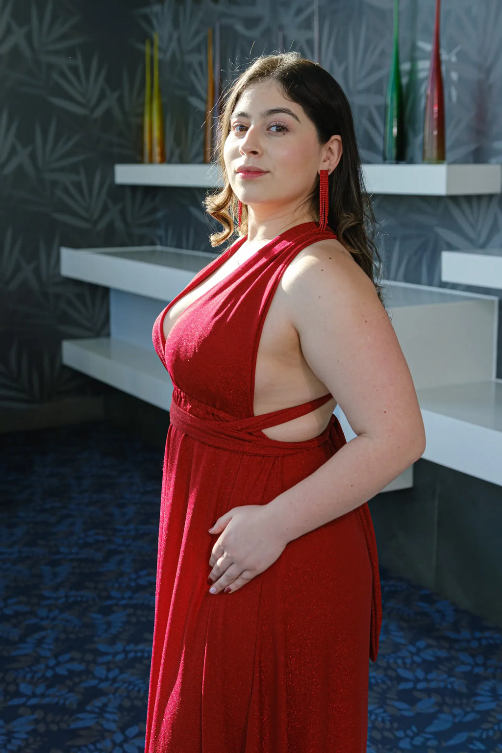 Vestido Multiformas Rojo