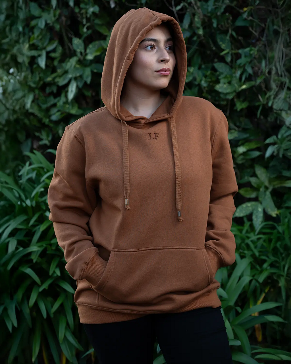 Hoodie LADYF Caramelo