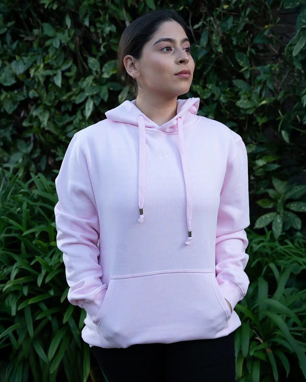 Hoodie Lady F Rosa pastel