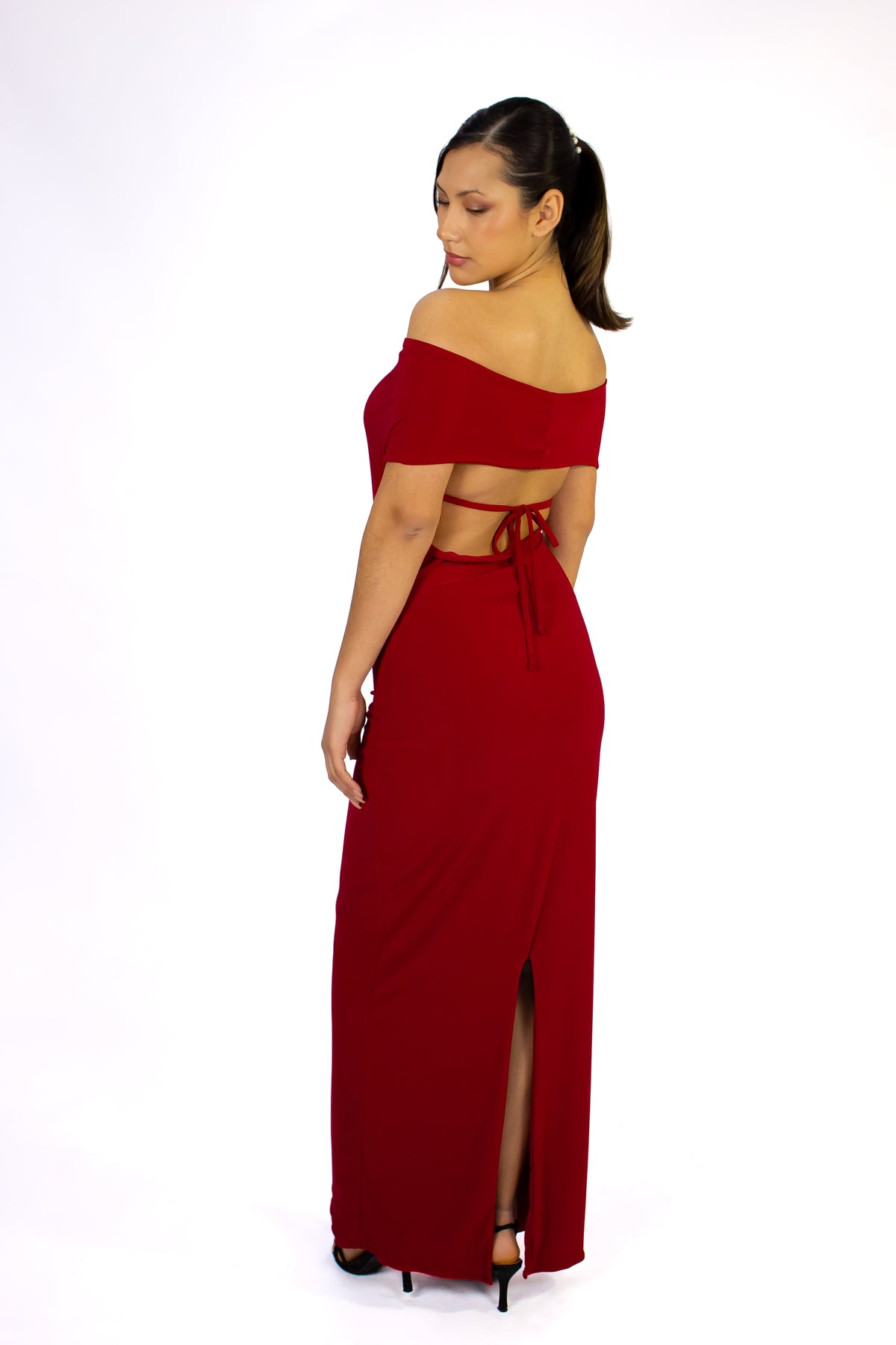 Vestido Sovereing Rojo Italiano