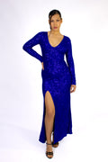 Vestido Imperial Azul Rey