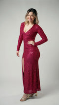 Vestido Imperial Fucsia