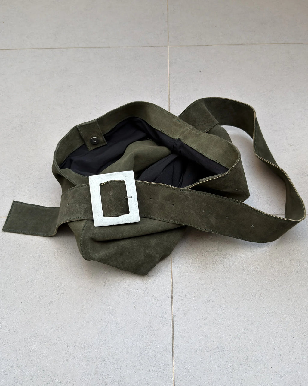 Cartera Kawai verde musgo