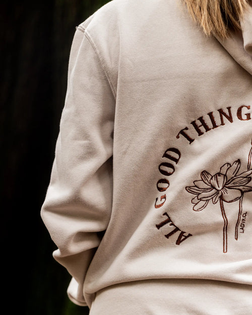 Hoodie Lady F Beige