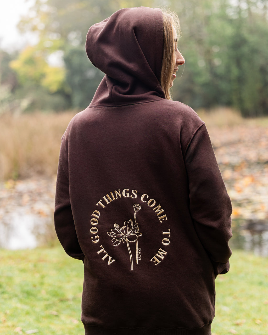 Hoodie Lady F Café